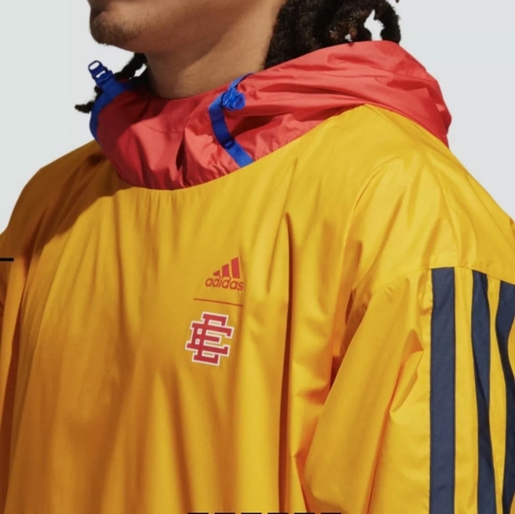 Adidas Eric Emanuel McDonald’s Hoodie Jacket Men“H16555” NWT Size Large Lightweight & Shirt Jackets